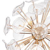 Lustre Salon Soleil en Verre