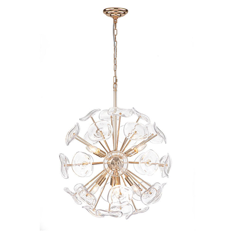 Lustre Salon Soleil en Verre