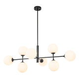 Lustre Salon Linéaire en Verre