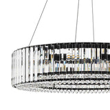 Lustre Cristal Moderne 8 Lumières Rond pour Salon