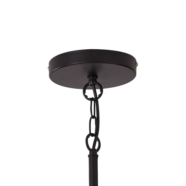 Lustre 8 Lumières Rustique Bougie Style pour Salon