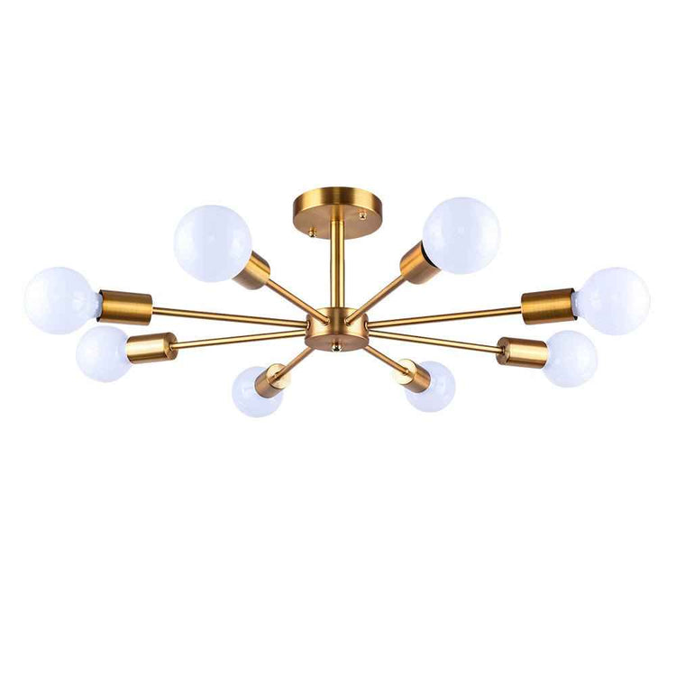 Plafonnier 8 Lumières Sputnik Semi-Encastré pour Cuisine