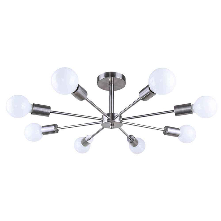 Plafonnier 8 Lumières Sputnik Semi-Encastré pour Cuisine