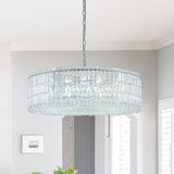 Lustre Cristal Verre 8/12 Lumières Suspension Cuisine pour Cuisine