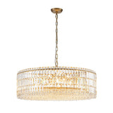 Lustre Cristal Verre 8/12 Lumières Suspension Cuisine pour Cuisine