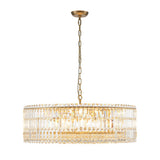 Lustre Cristal Verre 8/12 Lumières Suspension Cuisine pour Cuisine
