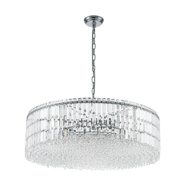 Lustre Cristal Verre 8/12 Lumières Suspension Cuisine pour Cuisine