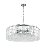 Lustre Cristal Verre 8/12 Lumières Suspension Cuisine pour Cuisine