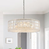 Lustre Cristal Verre 8/12 Lumières Suspension Cuisine pour Cuisine