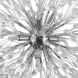 Lustre Cristal 9 Lumières Pissenlit pour Salon