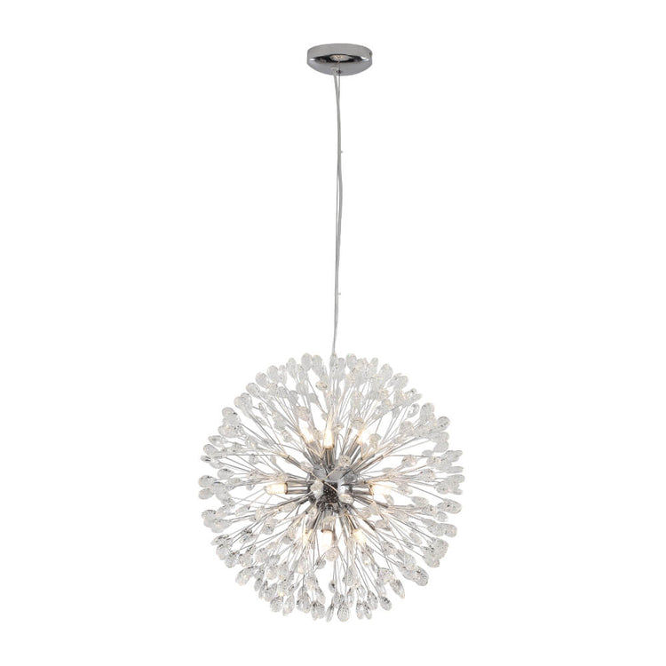 Lustre Cristal 9 Lumières Pissenlit pour Salon