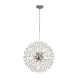 Lustre Cristal 9 Lumières Pissenlit pour Salon