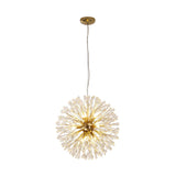 Lustre Cristal 9 Lumières Pissenlit pour Salon