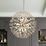 Lustre Cristal 9 Lumières Pissenlit pour Salon