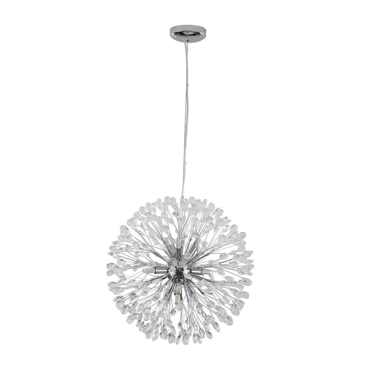 Lustre Cristal 9 Lumières Pissenlit pour Salon