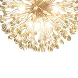 Lustre Cristal 9 Lumières Pissenlit pour Salon