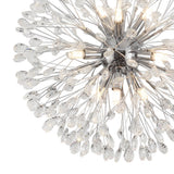 Lustre Cristal 9 Lumières Pissenlit pour Salon