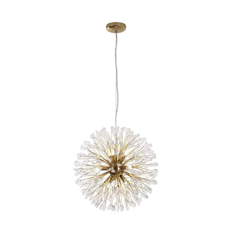 Lustre Cristal 9 Lumières Pissenlit pour Salon