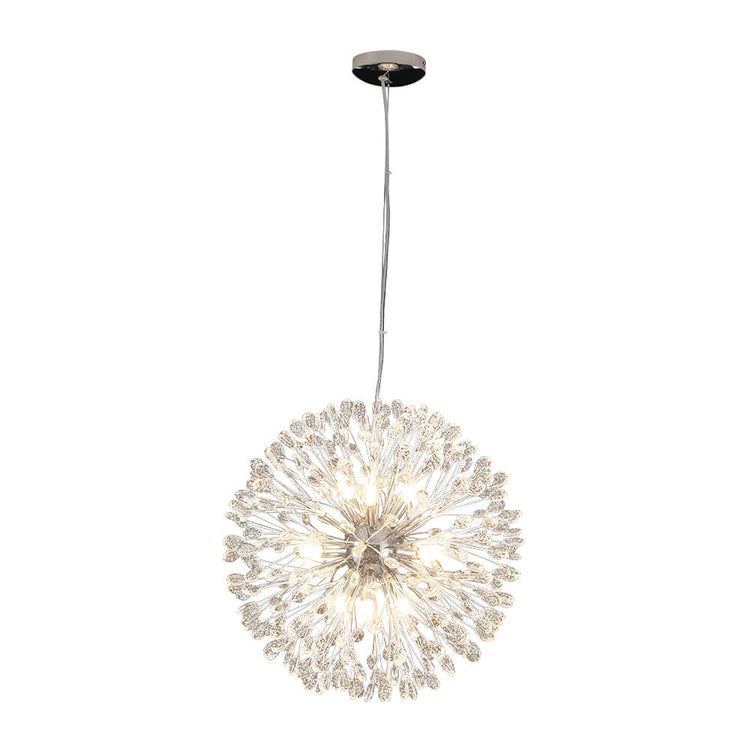 Lustre Cristal 9 Lumières Pissenlit pour Salon