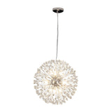 Lustre Cristal 9 Lumières Pissenlit pour Salon