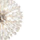 Lustre Cristal 9 Lumières Pissenlit pour Salon
