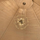 Lustre Cristal 9 Lumières Pissenlit pour Salon