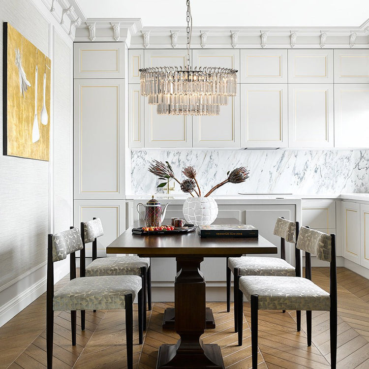Lustre Salle à Manger Boule en Cristal