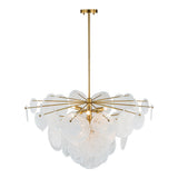 Lustre Cuisine 12 Lumières en Verre
