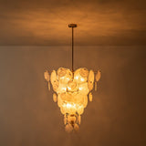 Lustre Cuisine 12 Lumières en Verre