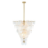 Lustre Cuisine 12 Lumières en Verre