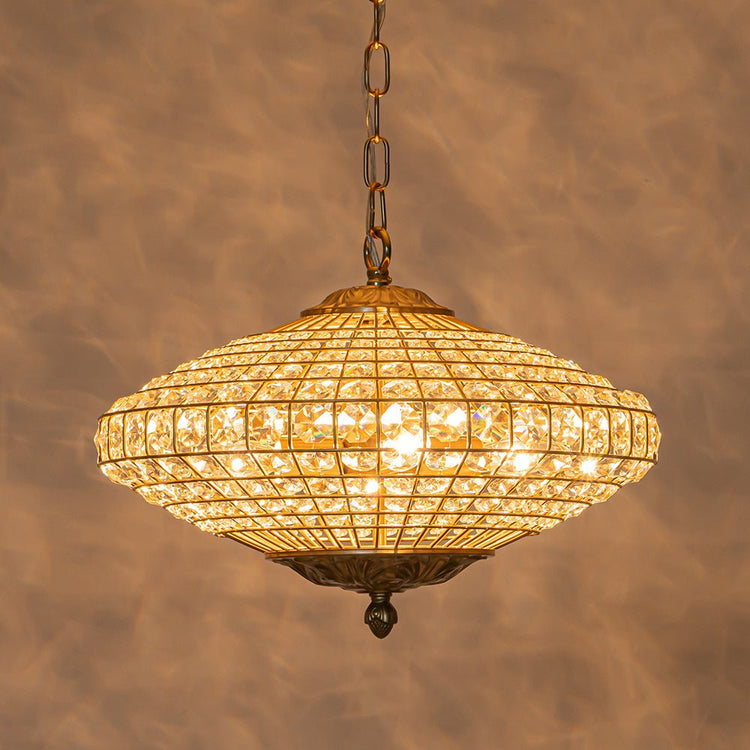 Lustre Salon Diamant en Cristal