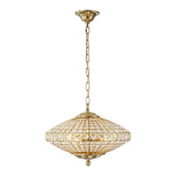 Lustre Salon Diamant en Cristal