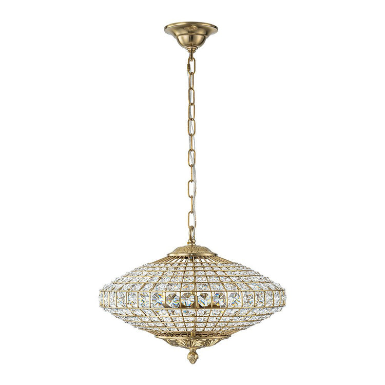 Lustre Salon Diamant en Cristal