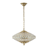 Lustre Salon Diamant en Cristal