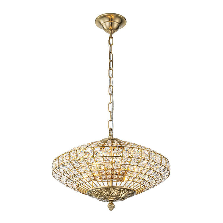 Lustre Salon Diamant en Cristal