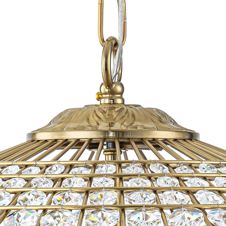 Lustre Salon Diamant en Cristal