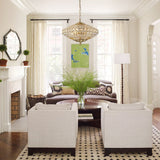 Lustre Salon Diamant en Cristal