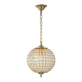 Lustre Salon Sphère en Cristal 32 cm