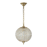 Lustre Salon Sphère en Cristal 32 cm