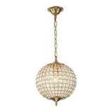 Lustre Salon Sphère en Cristal 32 cm