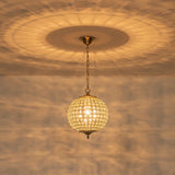 Lustre Salon Sphère en Cristal 32 cm