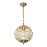 Lustre Salon Sphère en Cristal 32 cm