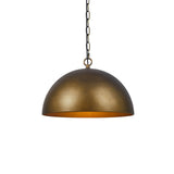 Suspension Salle à Manger Dôme en Laiton 38 cm