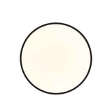 Diffuseur acrylique opale rond avec bord noir de plafonnier LED