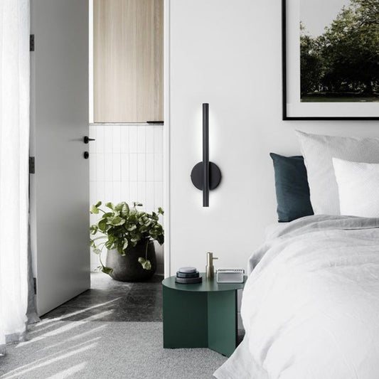 Applique Murale Chambre à Bras en Métal Noir