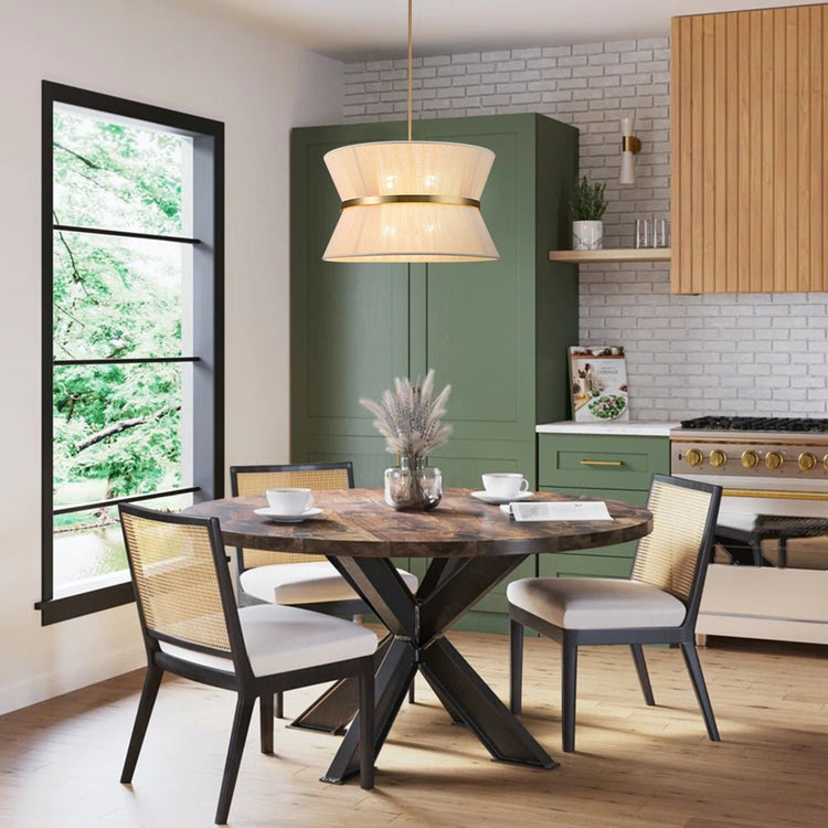 Suspension Salon Tambour en Verre