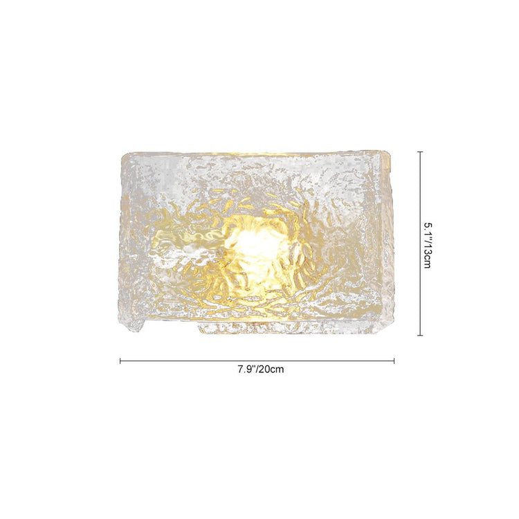 Applique Murale Chambre en Verre 20 cm