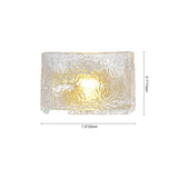 Applique Murale Chambre en Verre 20 cm
