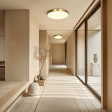 Plafonnier Salle de Bain Rond en Laiton