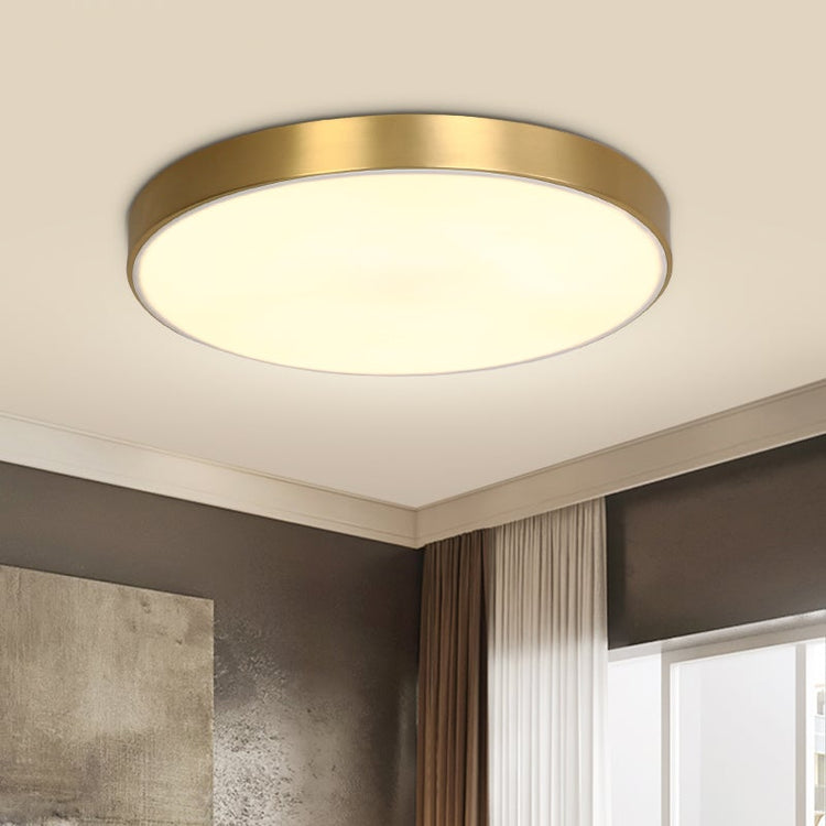 Plafonnier Salle de Bain Rond en Laiton